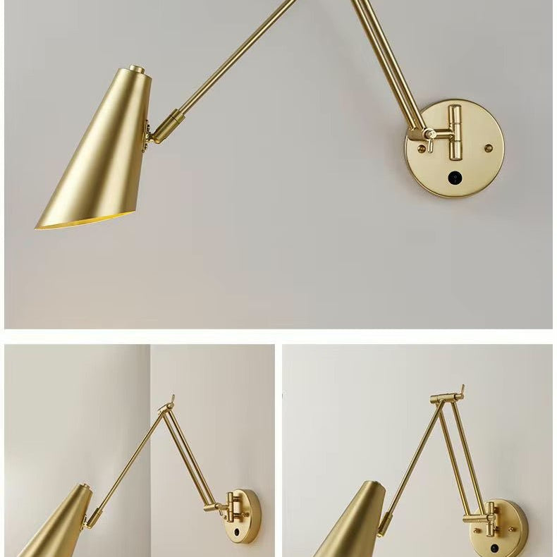 Luminária de Parede LED Ajustável com Braço Retrátil - Akada Brasil