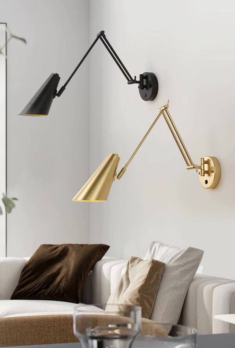 Luminária de Parede LED Ajustável com Braço Retrátil - Akada Brasil