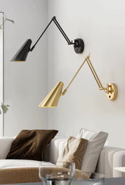 Luminária de Parede LED Ajustável com Braço Retrátil - Akada Brasil