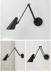 Luminária de Parede LED Ajustável com Braço Retrátil - Akada Brasil