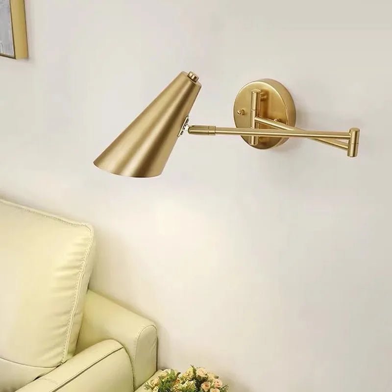 Luminária de Parede LED Ajustável com Braço Retrátil - Akada Brasil