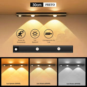 Luminária LED Armário com Sensor de Movimento Sem Fio