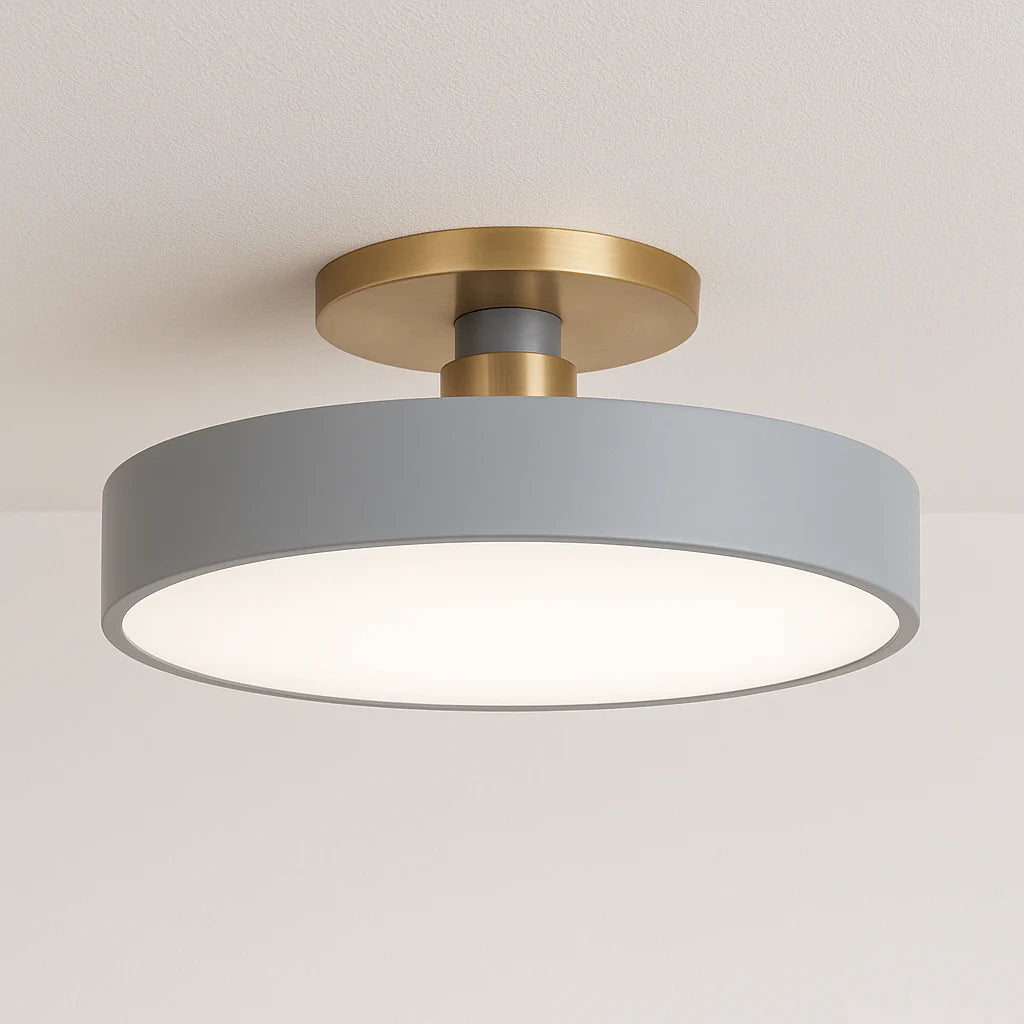 Luminária Plafon Moderna Minimalista Metal Akada