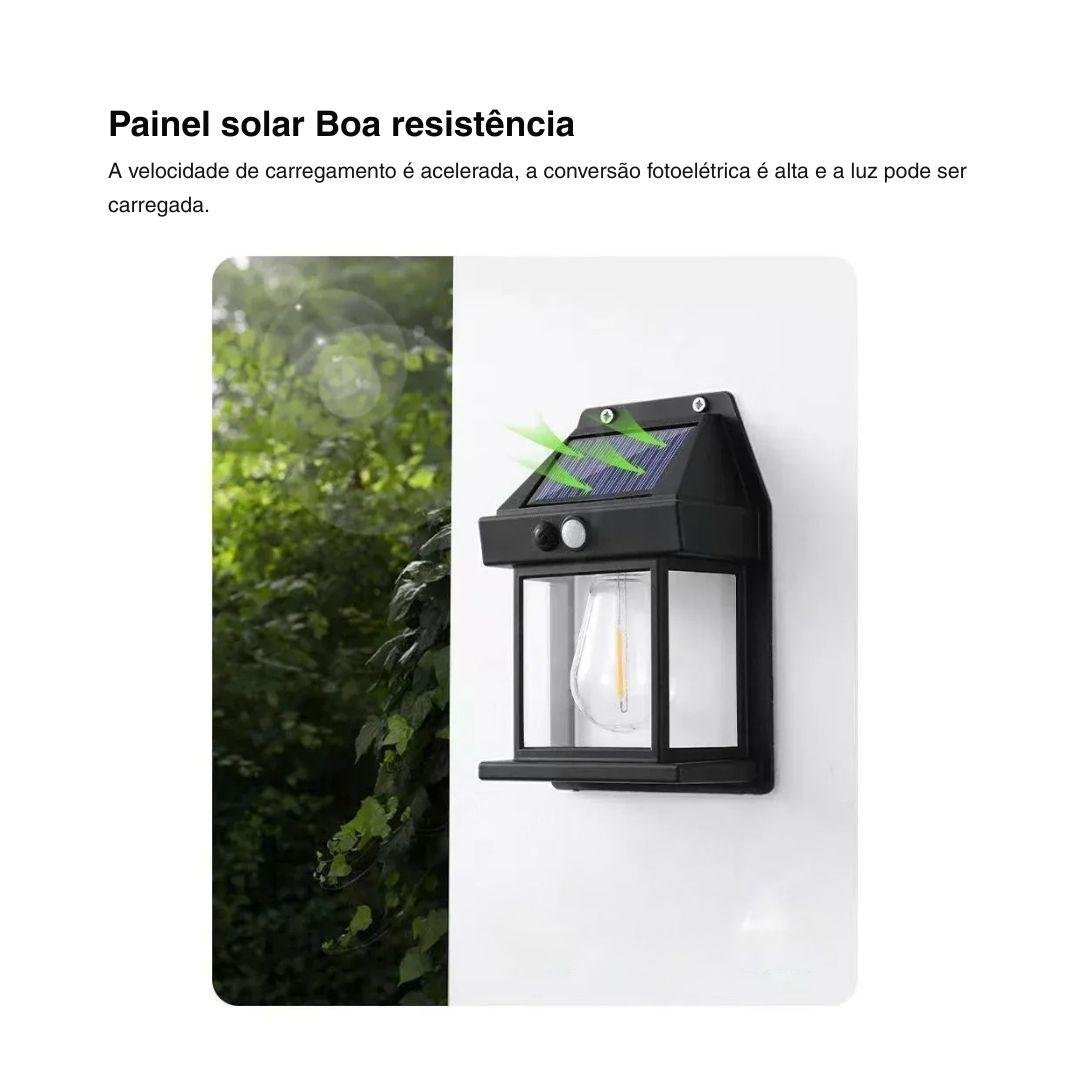 Luminária Solar de Parede com Sensor de Movimento - Akada Brasil