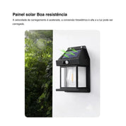 Luminária Solar de Parede com Sensor de Movimento - Akada Brasil