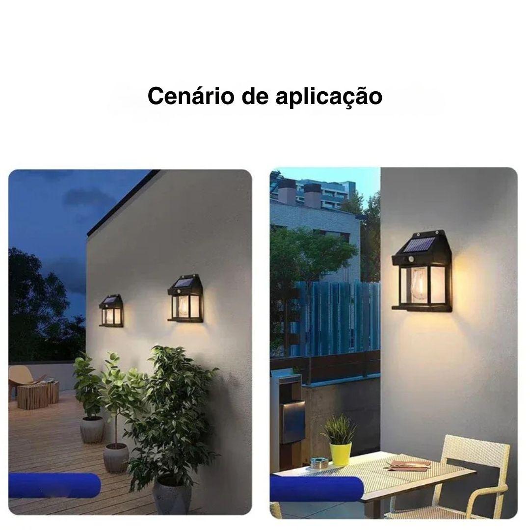 Luminária Solar de Parede com Sensor de Movimento - Akada Brasil