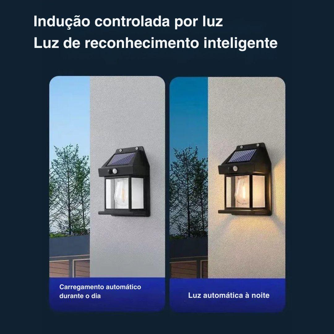 Luminária Solar de Parede com Sensor de Movimento - Akada Brasil