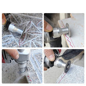 Kit 4 Discos Diamantados 40mm Rosca M14 com Adaptador para Esmerilhadeira - Granito e Mármore