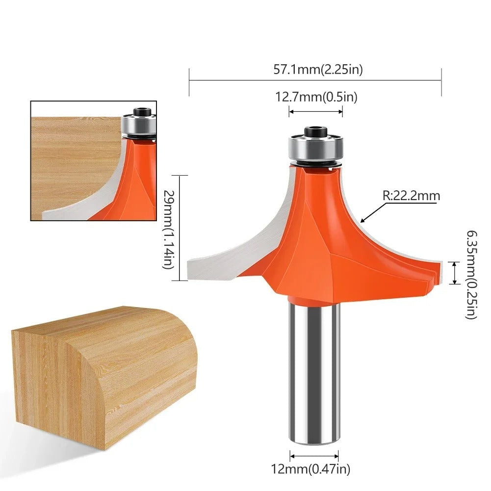 Fresa Quebra Canto de 12mm - RoundRouter