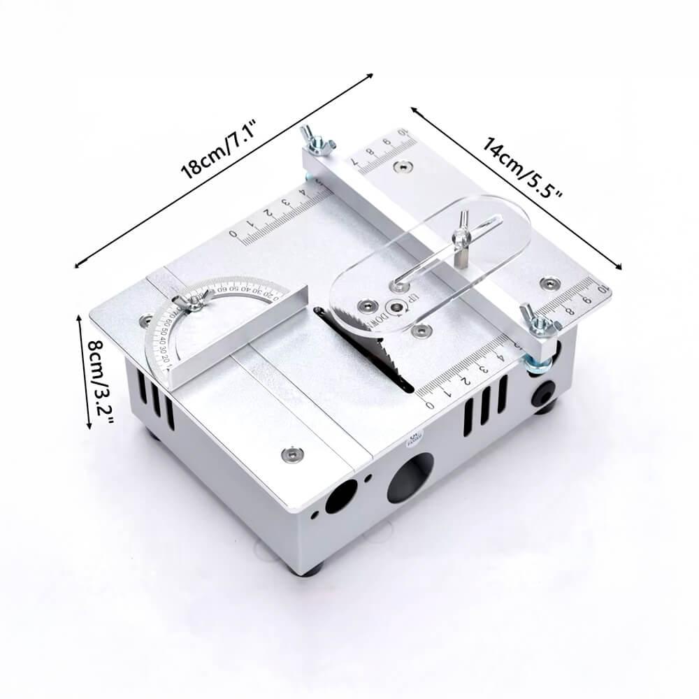 Mini Serra de Bancada com Elevação 4 Lâminas - SawSlice - Akada Brasil