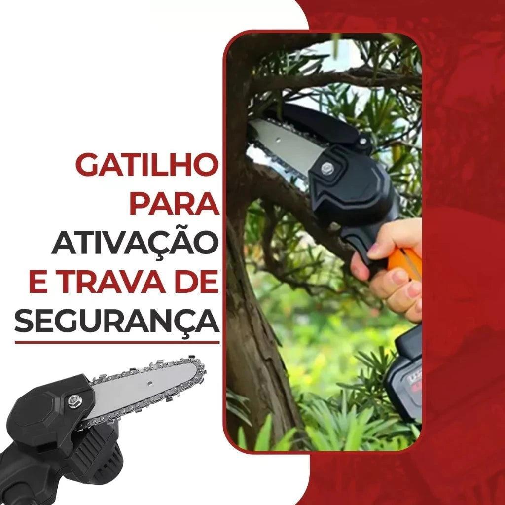 Motosserra Elétrica a Bateria + 1 Bateria Extra - SerraPower Akada - Akada Brasil