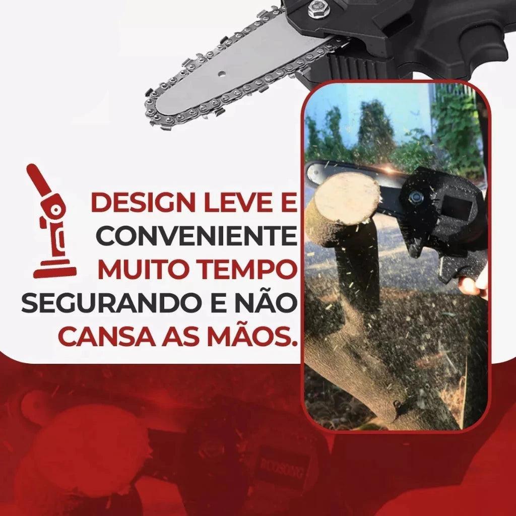 Motosserra Elétrica a Bateria + 1 Bateria Extra - SerraPower Akada - Akada Brasil