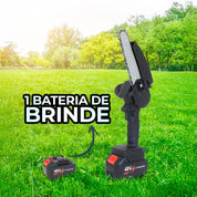 Motosserra Elétrica a Bateria + 1 Bateria Extra - SerraPower Pro - Akada Brasil