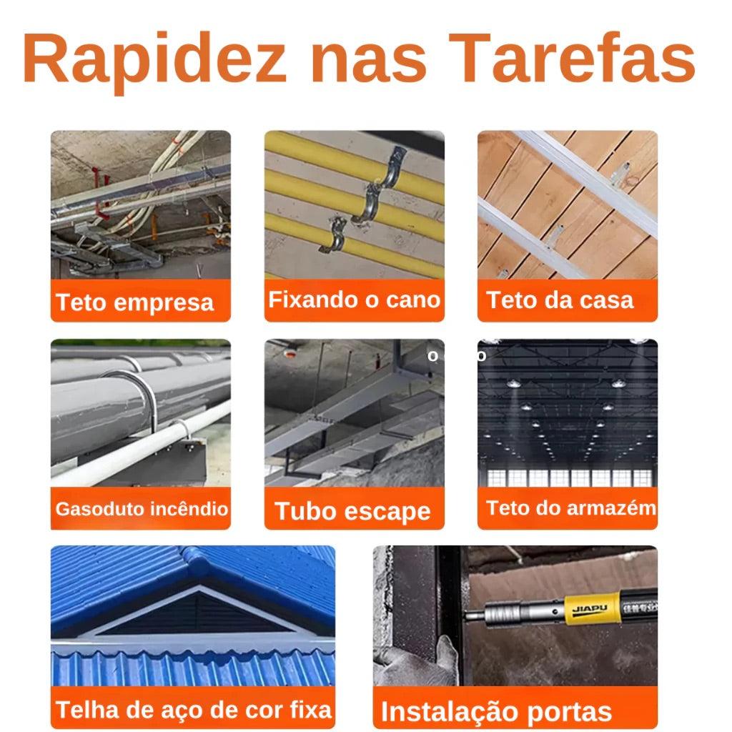 Pistola de Fixação com 100 Pregos Inclusos - NailMaster - Akada Brasil