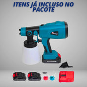 Pistola de Pintura a Bateria para Madeira e Paredes – PaintPower - Akada Brasil
