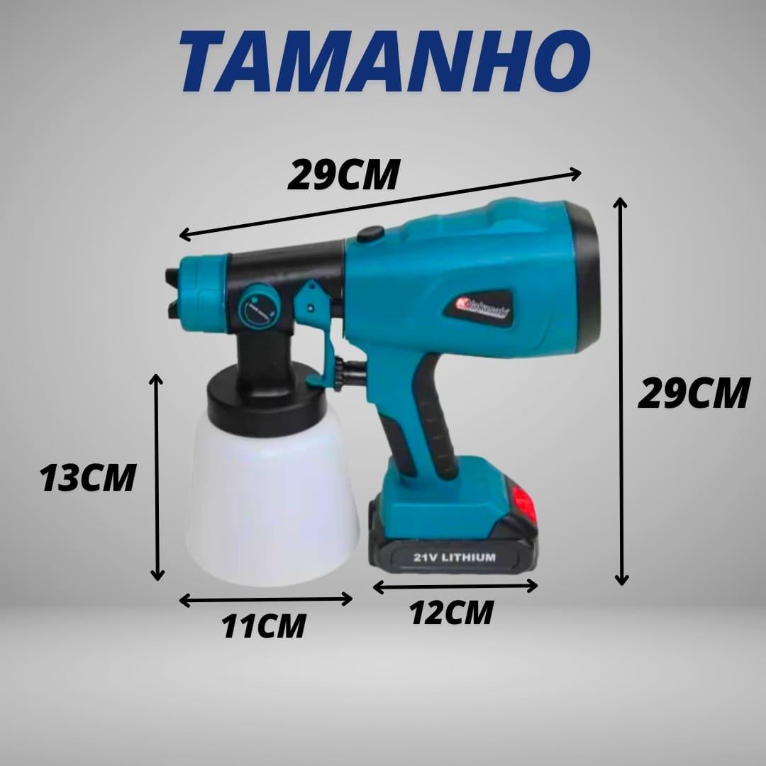 Pistola de Pintura a Bateria para Madeira e Paredes – PaintPower - Akada Brasil