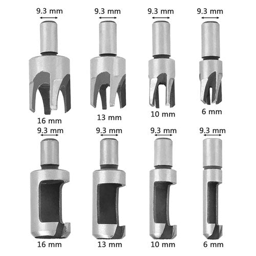 Kit Brocas Para Fazer Cavilha Tapa Furo Plugdrill