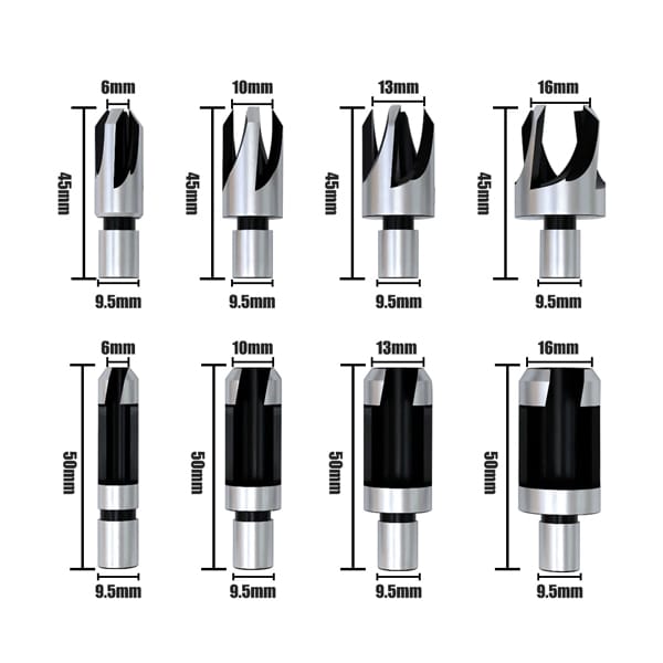 Kit Brocas Para Fazer Cavilha Tapa Furo + Serrote de Brinde - Plugdrill Akada