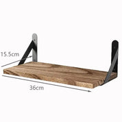 Prateleiras Flutuantes de Madeira Rústica - Akada Brasil