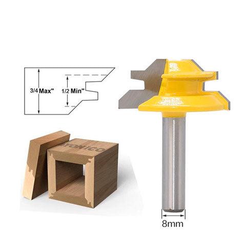 Fresa para Tupia 45 Graus de 8mm - Router45