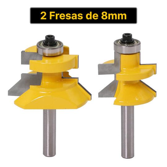 Kit Fresas de 8mm para Porta Mexicana – RouterMexican