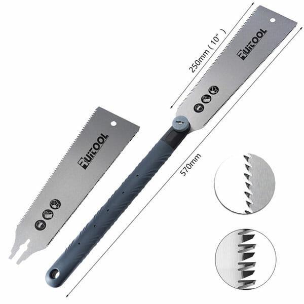 Serrote Japonês Ryoba Duplo Dente 250mm + 1 Lâmina Extra – Ruitool - Akada Brasil
