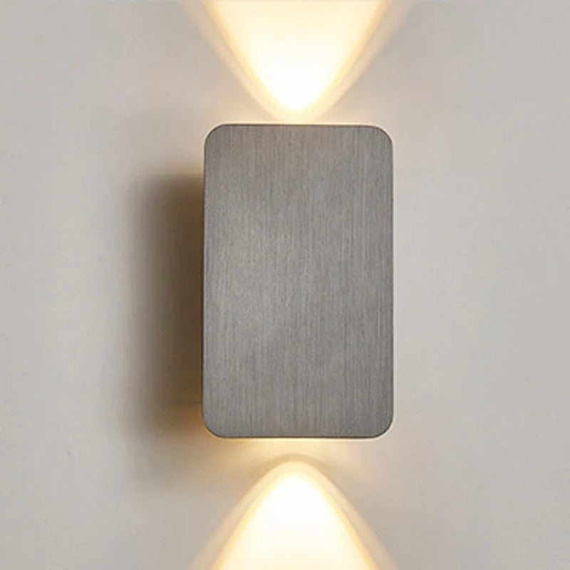Arandela de Parede Wooden, 6W LED integrado, alumínio, 3000K ou 6000K